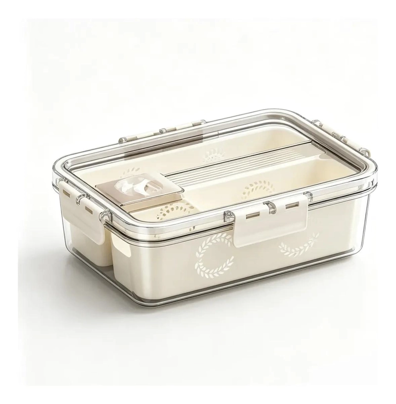 SET ORGANIZADOR DE NEVERA CON COMPARTIMIENTOS MULTIUSOS - 1