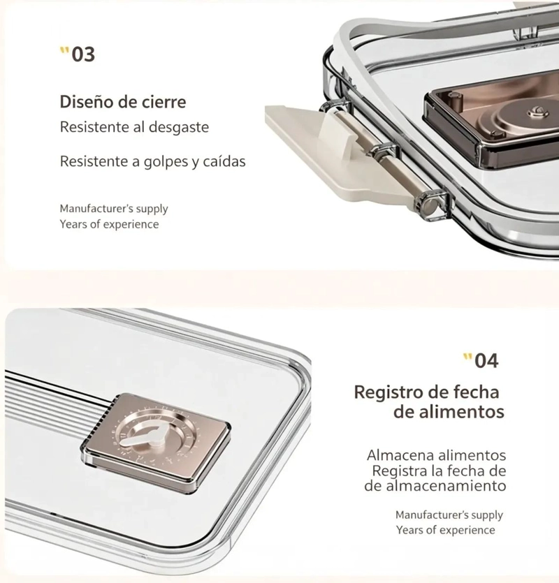 SET ORGANIZADOR DE NEVERA CON COMPARTIMIENTOS MULTIUSOS - 2