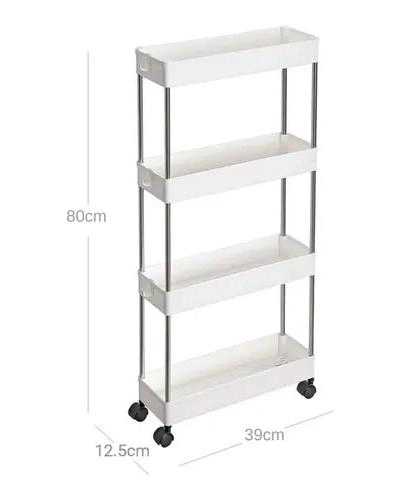CARRITO ORGANIZADOR DELGADO DE 4 NIVELES PARA ESPACIOS REDUCIDOS - 7
