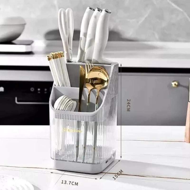 SOPORTE MULTIFUNCIONAL PARA UTENSILIOS DE COCINA Y CUCHILLOS - 2
