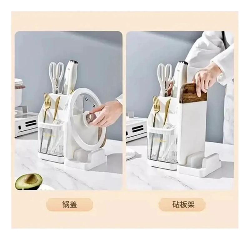 SOPORTE MULTIFUNCIONAL PARA UTENSILIOS DE COCINA Y CUCHILLOS - 3