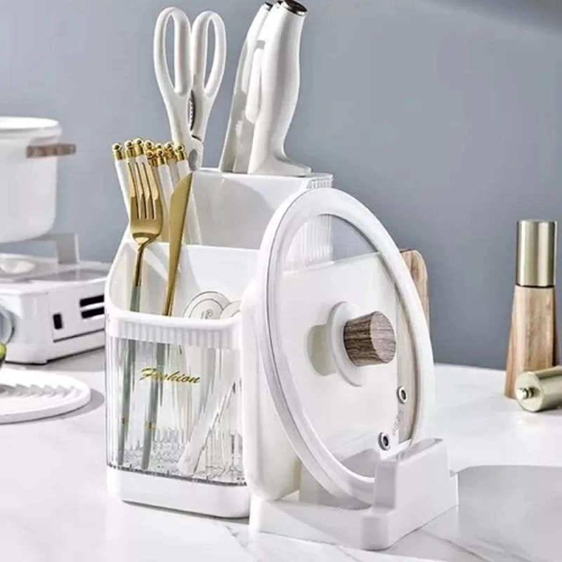 SOPORTE MULTIFUNCIONAL PARA UTENSILIOS DE COCINA Y CUCHILLOS - 5