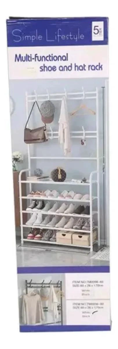 ORGANIZADOR MULTIUSO PARA ROPA Y CALZADO CON PERCHERO - 3