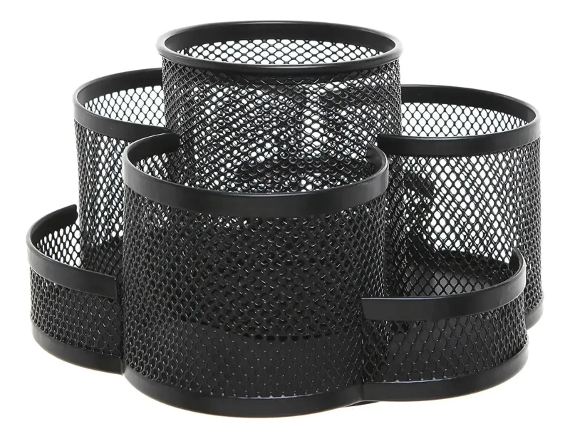 ORGANIZADOR GIRATORIO DE ESCRITORIO METALICO PARA SUMINISTROS - 5
