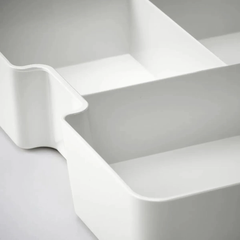 ORGANIZADOR DE ROPA CON 5 COMPARTIMENTOS BLANCO 26X17X4 CM - 4