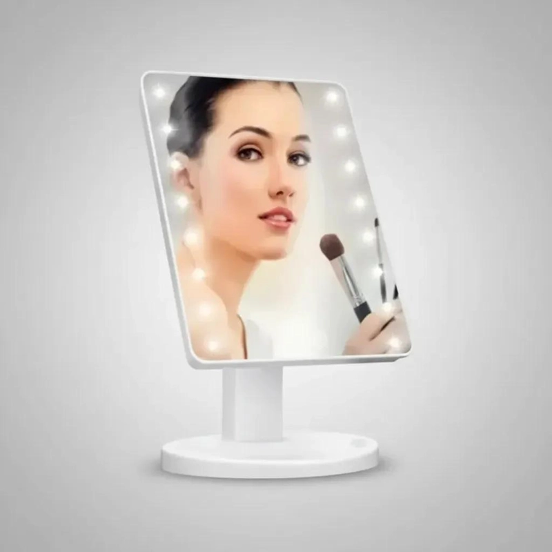 ESPEJO ILUMINADO LED PORTATIL PARA MAQUILLAJE 28X19.8CM - 5