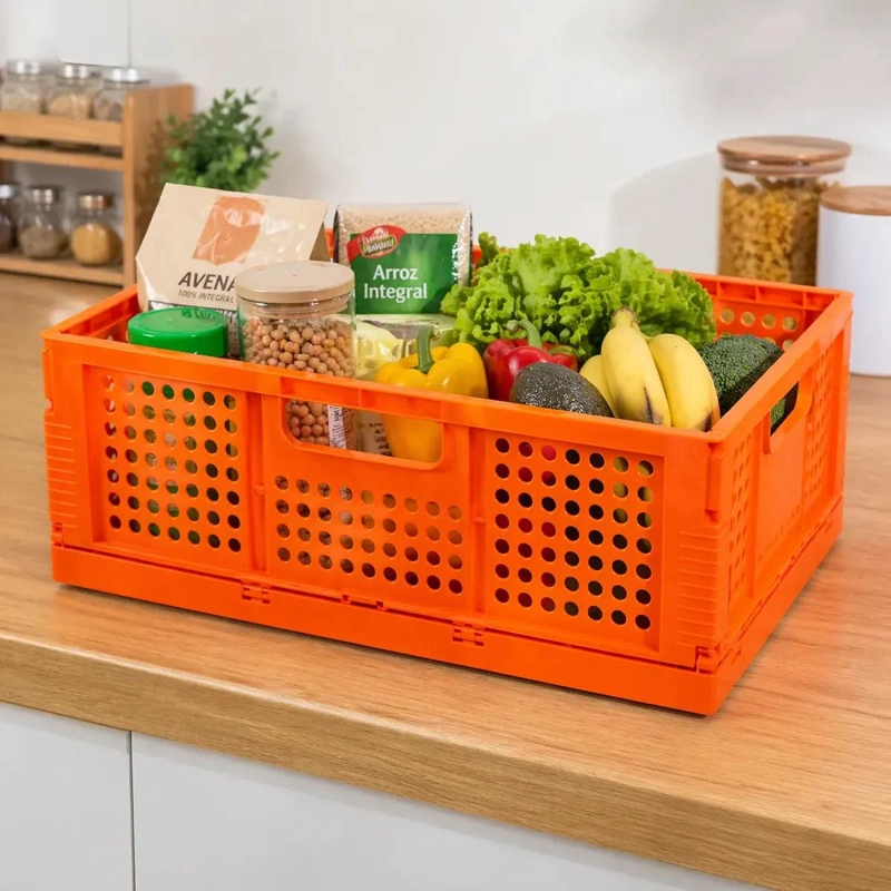 CESTA ORGANIZADORA PLEGABLE MULTIUSO PARA ALMACENAMIENTO - 2