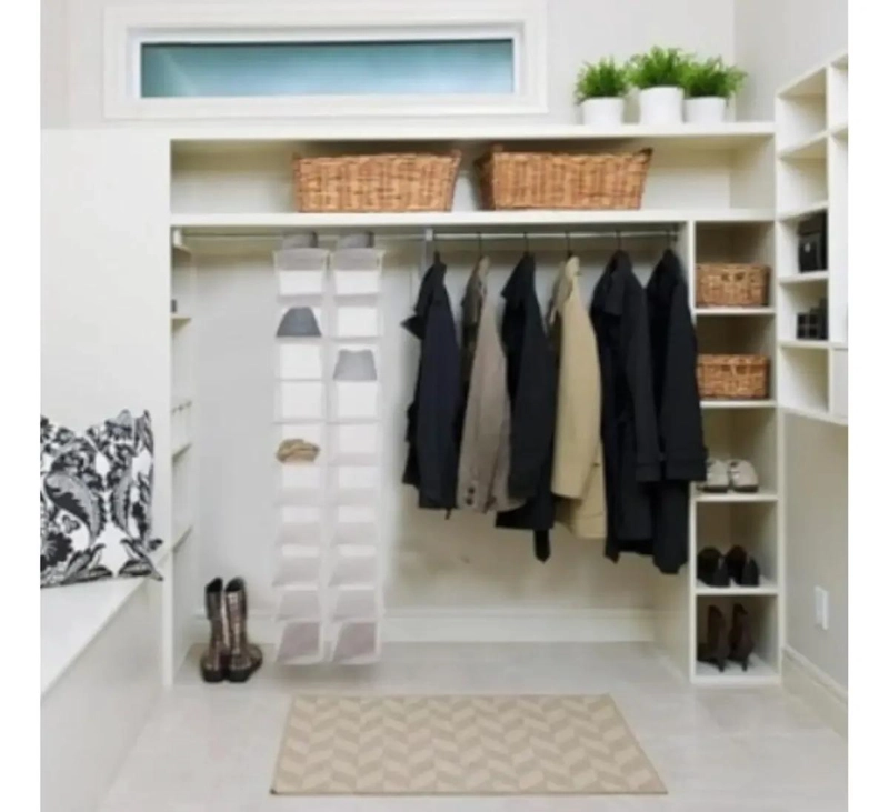 ORGANIZADOR COLGANTE DE CLOSET CON 10 NIVELES Y 120 CM DE ALTO - 5