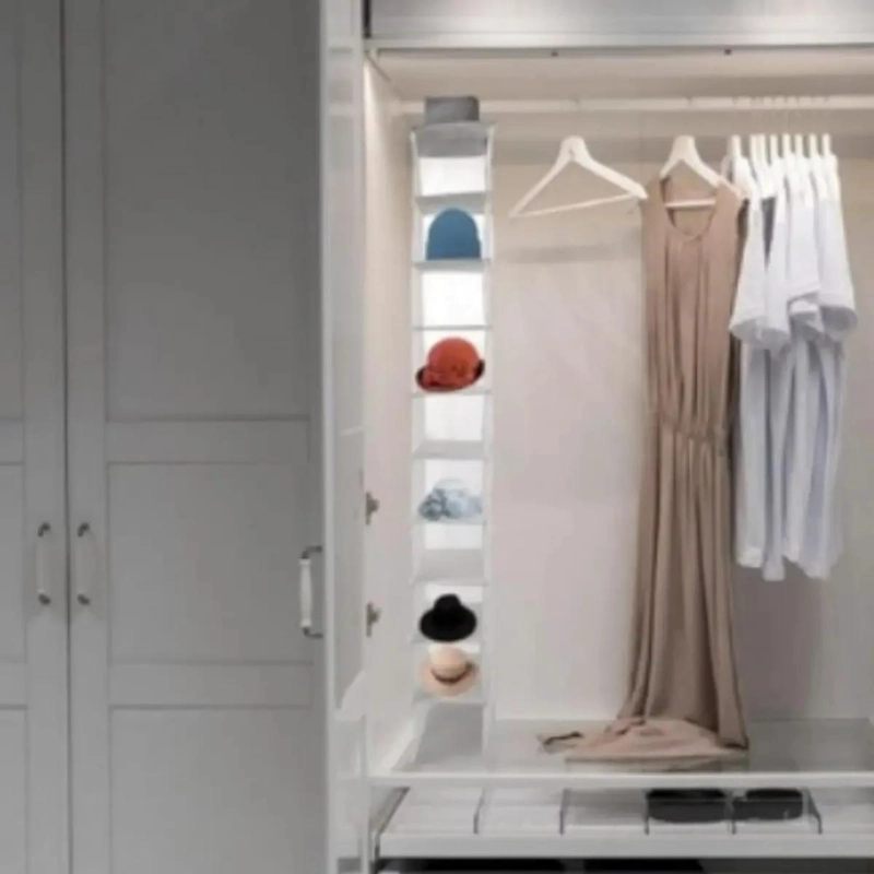ORGANIZADOR COLGANTE DE CLOSET CON 10 NIVELES Y 120 CM DE ALTO - 6