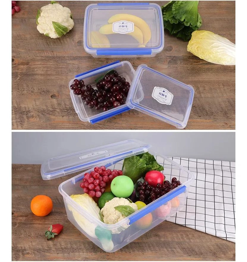CAJA ORGANIZADORA PLASTICA MULTIUSO 6 LITROS TRANSPARENTE - 1