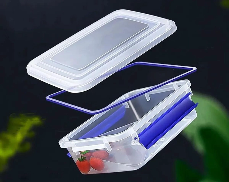 CAJA ORGANIZADORA PLASTICA MULTIUSO 6 LITROS TRANSPARENTE - 5