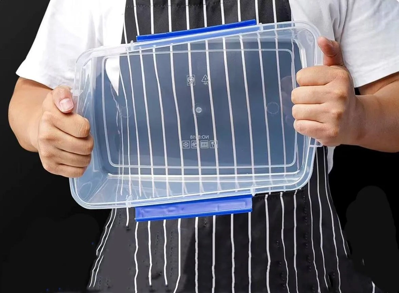 CAJA ORGANIZADORA PLASTICA MULTIUSO 6 LITROS TRANSPARENTE - 6