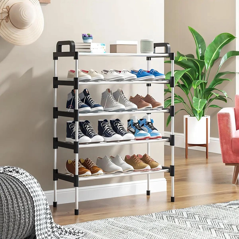 ORGANIZADOR COLGANTE PLEGABLE DE METAL PARA 15 PARES DE ZAPATOS - 2