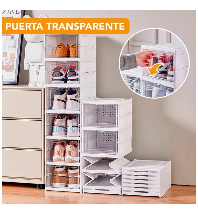 ZAPATERO PLEGABLE DE 6 NIVELES PARA ORGANIZAR CALZADO - 4