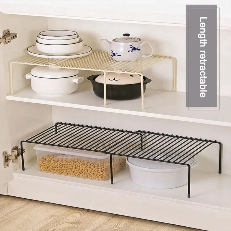REPISA METALICA APILABLE PARA COCINA COLOR NEGRO - 2