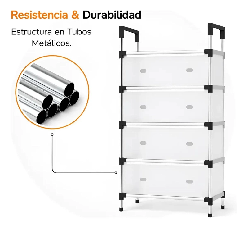 ORGANIZADOR VERTICAL PARA CALZADO CON CUBIERTAS PROTECTORES - 6