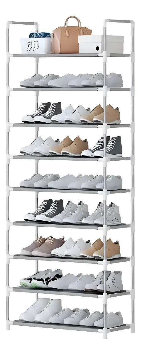 ORGANIZADOR MODULAR DE CALZADO CON 9 NIVELES Y TELA IMPERMEABLE - 1