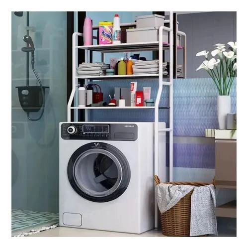 ESTANTE ORGANIZADOR DE 3 NIVELES PARA LAVANDERIA Y BAÑO - 2