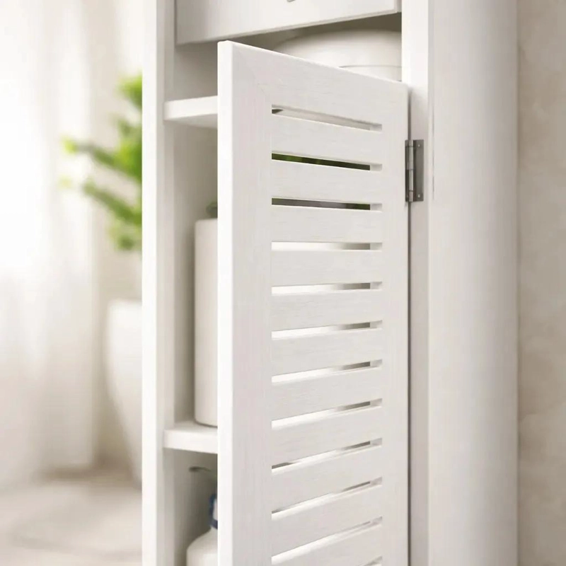 ESTANTE ORGANIZADOR DE BAÑO BLANCO CON 3 COMPARTIMIENTOS - 9