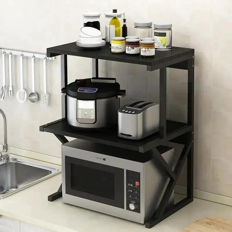 ESTANTE ORGANIZADOR DE COCINA CON 2 NIVELES PARA MICROONDAS - 2