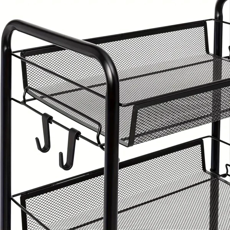 CARRO ORGANIZADOR MULTIUSO DE 4 NIVELES CON RUEDAS - 2