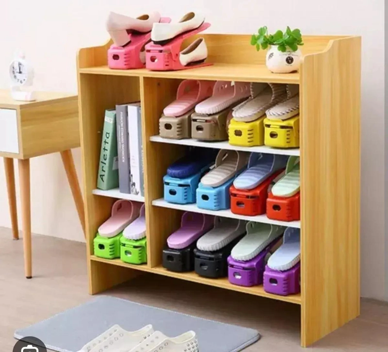 ORGANIZADOR DE ZAPATOS EN PACK DE 4 UNIDADES PARA CLOSET - 4
