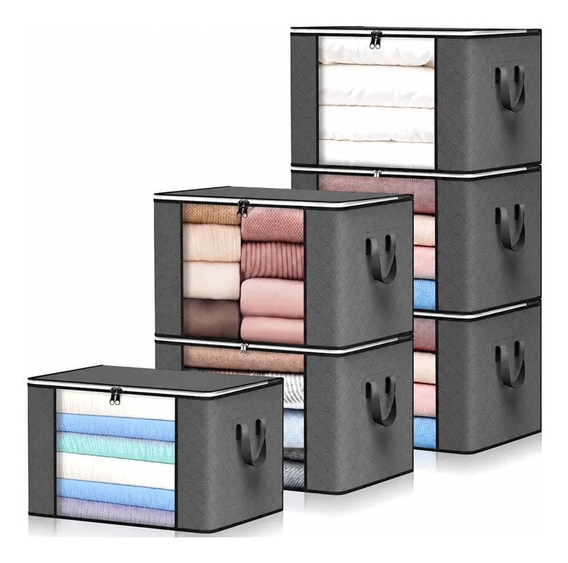 PACK DE 6 BOLSAS ORGANIZADORAS DE ROPA DE 35 LITROS - 1