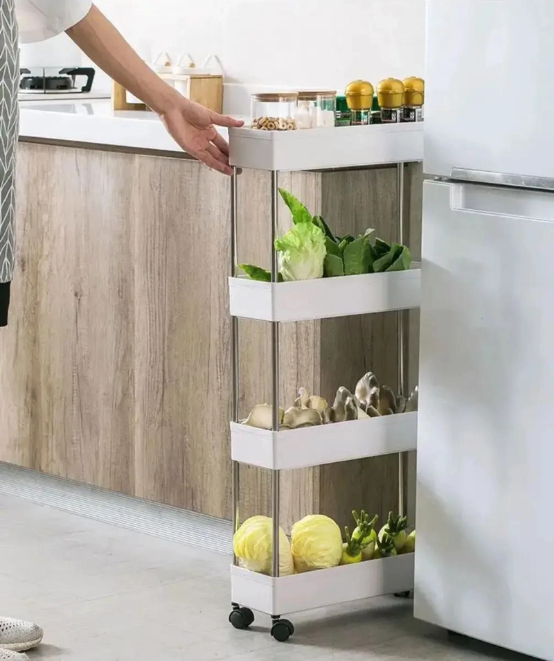 CARRITO ORGANIZADOR MULTIUSOS DE 4 NIVELES PARA HOGAR - 6