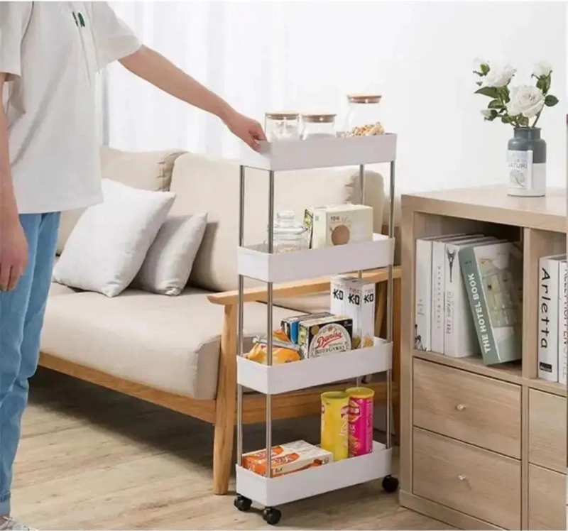 CARRITO ORGANIZADOR MULTIUSOS DE 4 NIVELES PARA HOGAR - 8