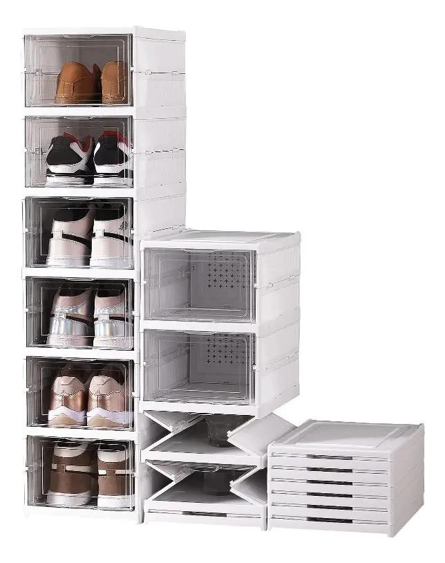 ZAPATERO PLEGABLE ORGANIZADOR CON 6 NIVELES PARA CALZADO - 1
