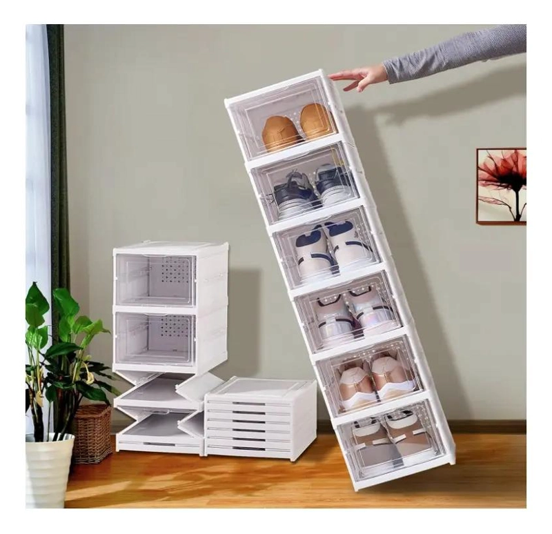 ZAPATERO PLEGABLE ORGANIZADOR CON 6 NIVELES PARA CALZADO - 2