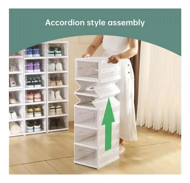 ZAPATERO PLEGABLE ORGANIZADOR CON 6 NIVELES PARA CALZADO - 3