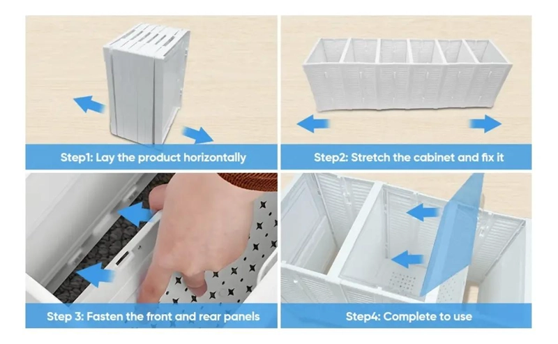 ZAPATERO PLEGABLE ORGANIZADOR CON 6 NIVELES PARA CALZADO - 8