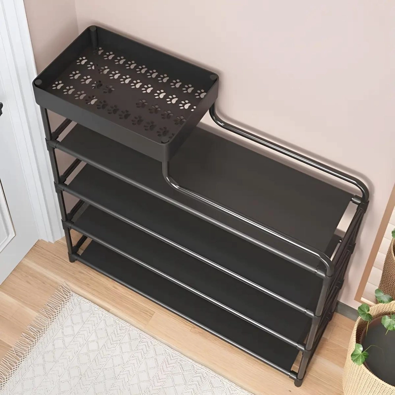 ZAPATERO ORGANIZADOR MULTIUSOS 5 NIVELES COLOR NEGRO - 6
