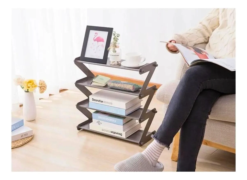 ZAPATERO ORGANIZADOR PORTATIL EN FORMA DE Z PARA 8 PARES - 4