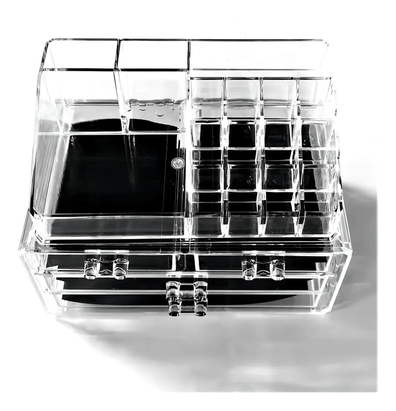 ORGANIZADOR ACRILICO GRANDE PARA MAQUILLAJE Y JOYAS - 2