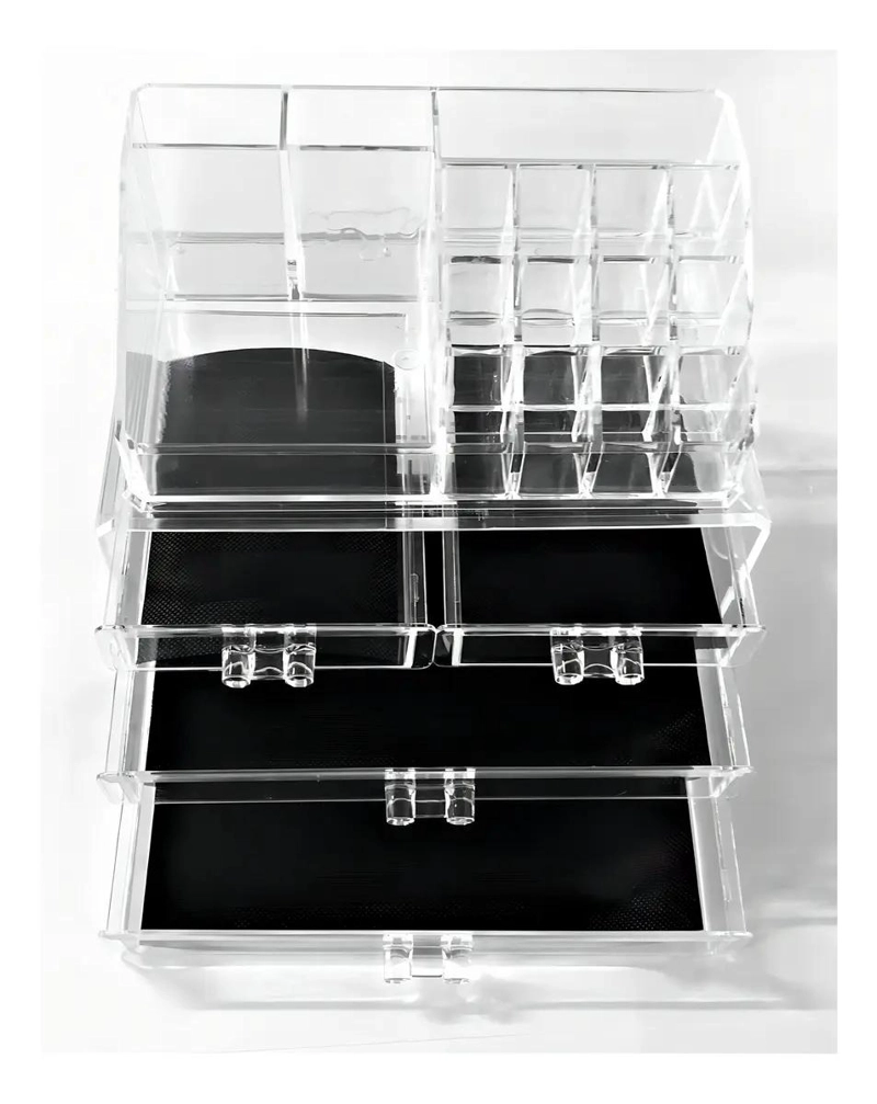 ORGANIZADOR ACRILICO GRANDE PARA MAQUILLAJE Y JOYAS - 4