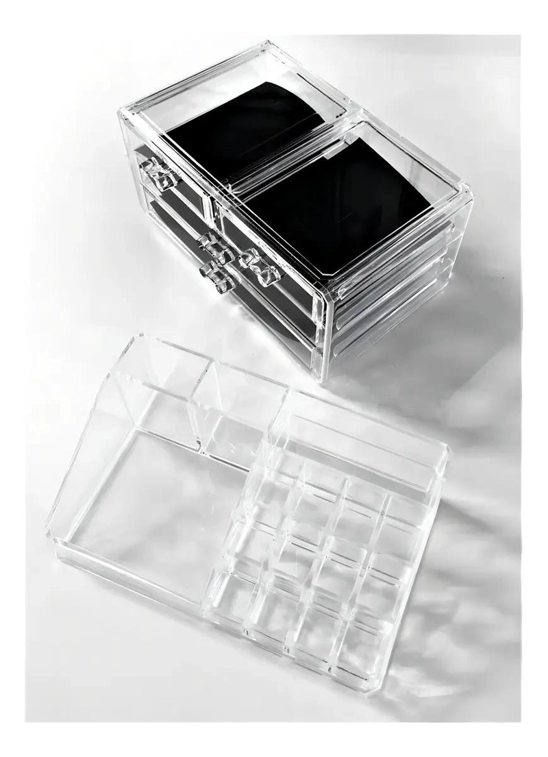 ORGANIZADOR ACRILICO GRANDE PARA MAQUILLAJE Y JOYAS - 7
