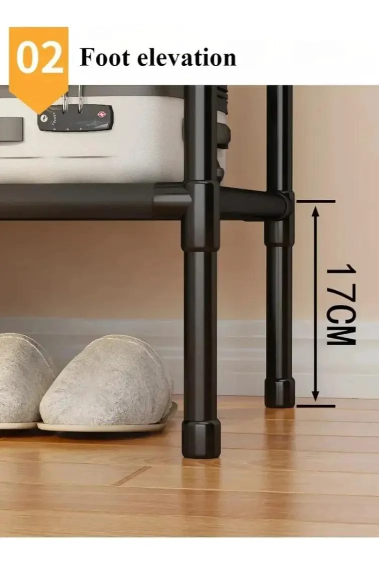 PERCHERO DE PISO MULTIFUNCIONAL PARA ORGANIZAR ROPA Y ACCESORIOS - 7