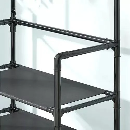 MUEBLE ORGANIZADOR PERCHERO Y ZAPATERO DE 4 NIVELES - 4