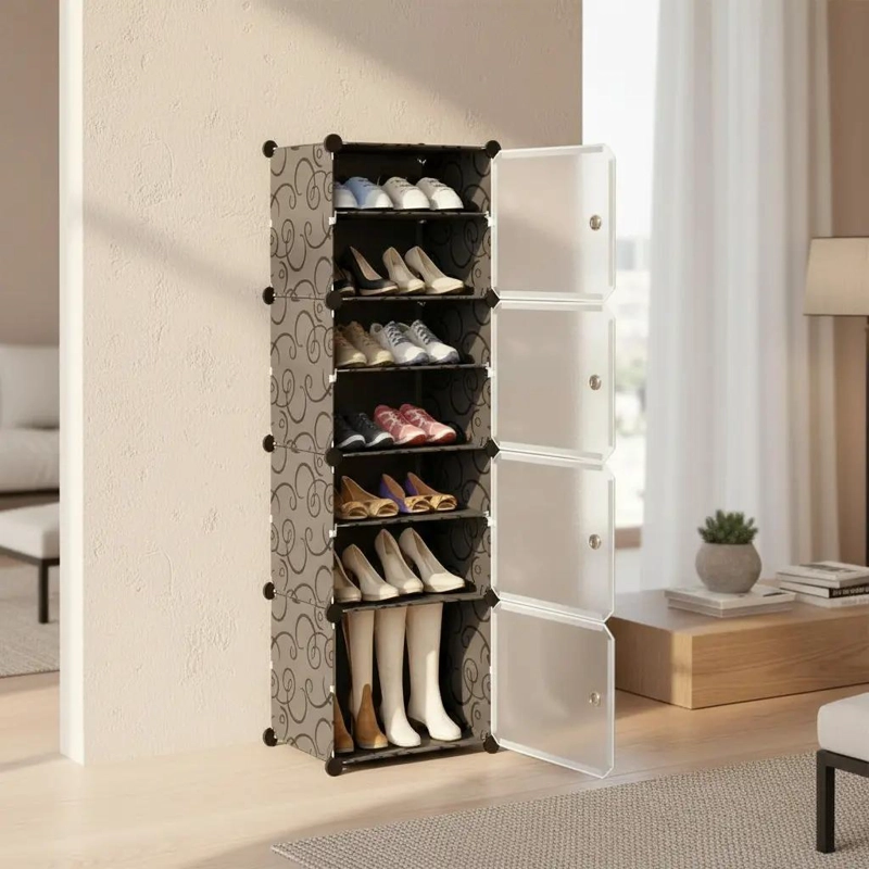 ZAPATERO ORGANIZADOR ARMABLE PARA 8 PARES DE CALZADO - 1