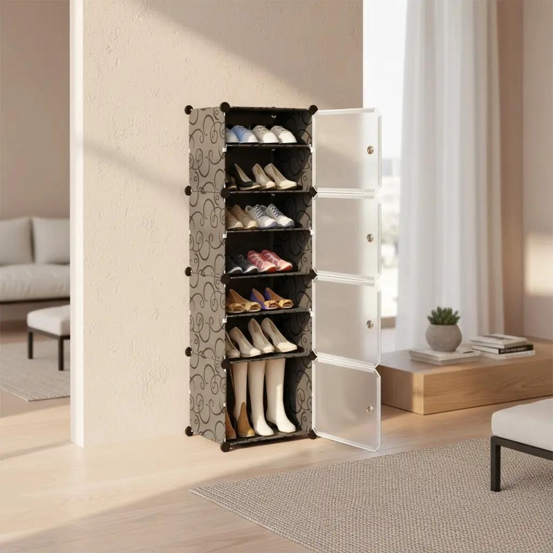 ZAPATERO ORGANIZADOR ARMABLE PARA 8 PARES DE CALZADO - 2
