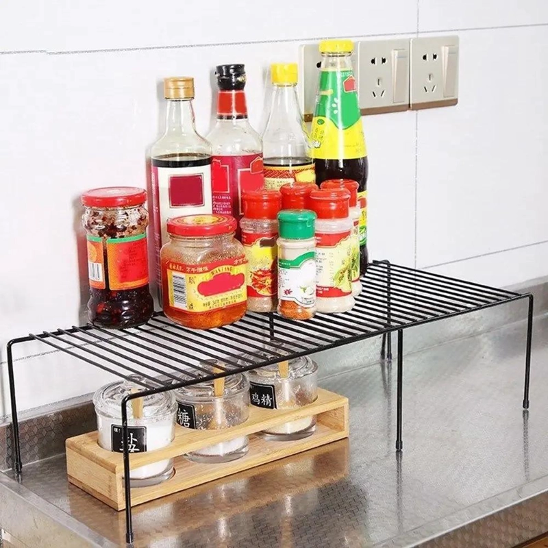 REPISA METALICA APILABLE PARA ORGANIZACION DE COCINA - 4
