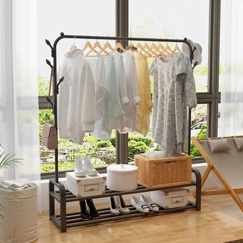 PERCHERO ORGANIZADOR RACK ZAPATERO PLEGABLE PARA HOGAR - 3