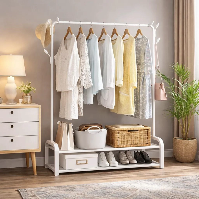 PERCHERO ORGANIZADOR RACK ZAPATERO PLEGABLE PARA HOGAR - 8