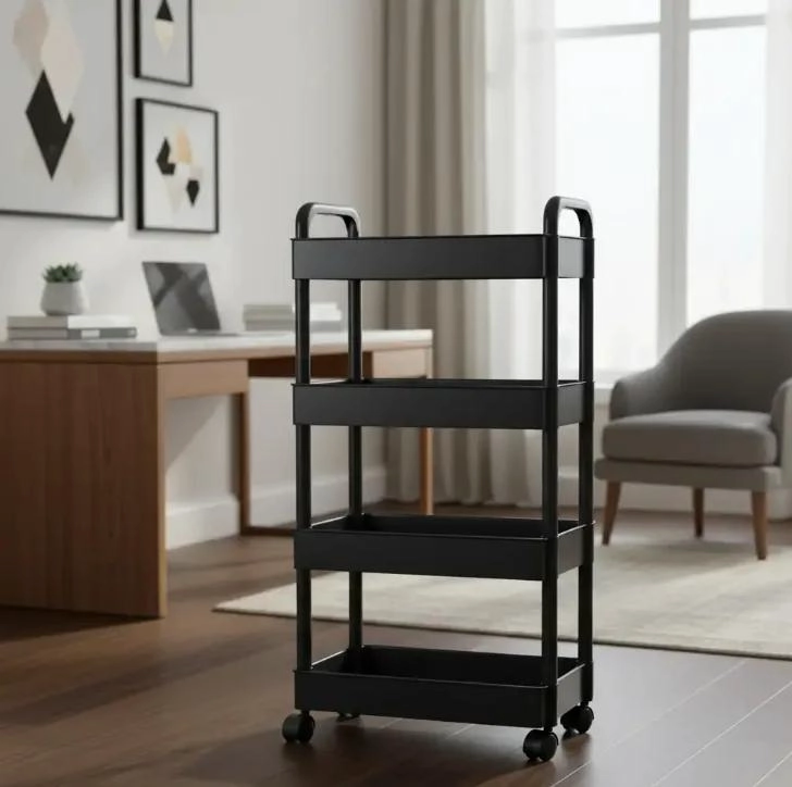ESTANTE ORGANIZADOR DE COCINA MOVIL CON 4 NIVELES - 4