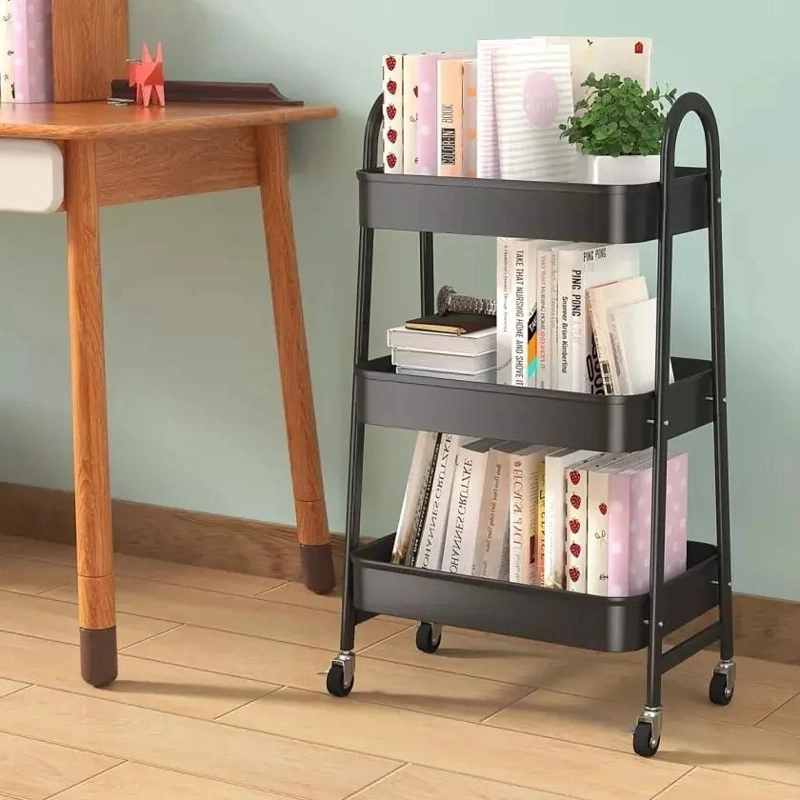 CARRITO ORGANIZADOR DE ALMACENAMIENTO CON 3 CANASTOS DESMONTABLES - 6