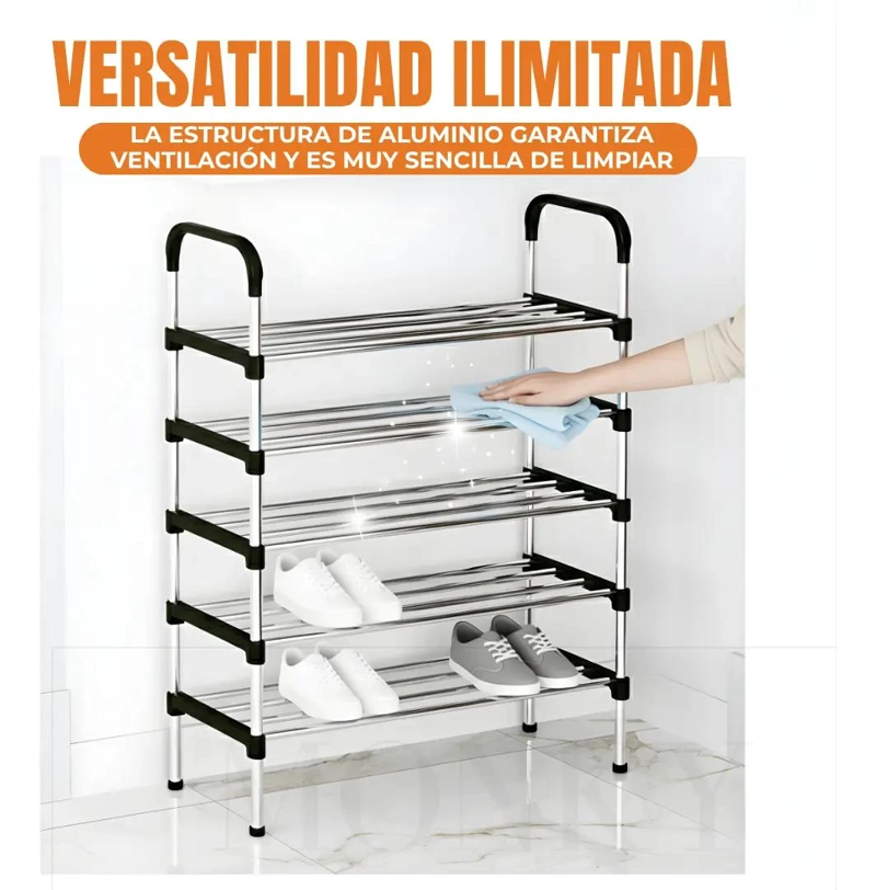 ZAPATERO ORGANIZADOR MULTIFUNCIONAL DE 5 NIVELES PARA CALZADO - 8
