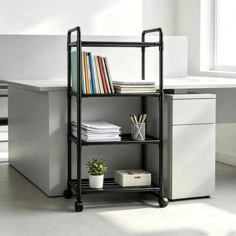 CARRITO ORGANIZADOR MULTIFUNCIONAL CON RUEDAS, 3 Y 4 NIVELES - 6