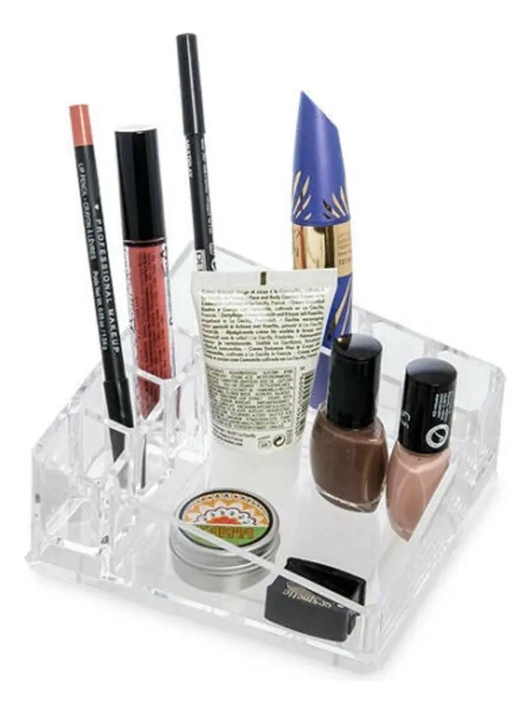 ORGANIZADOR DE MAQUILLAJE ACRILICO TRANSPARENTE PARA COSME TICOS - 5